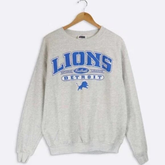 Vintage 2000 NFL Detroit Lions Crewneck Unisex Sweatshirt, Detroit Men Women Tee - Picture 1 of 2